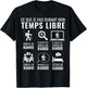 Funny Christmas Gift Mountain Hiking Free Time Hiking , Black, S T-Shirt - T-Shirt | Black