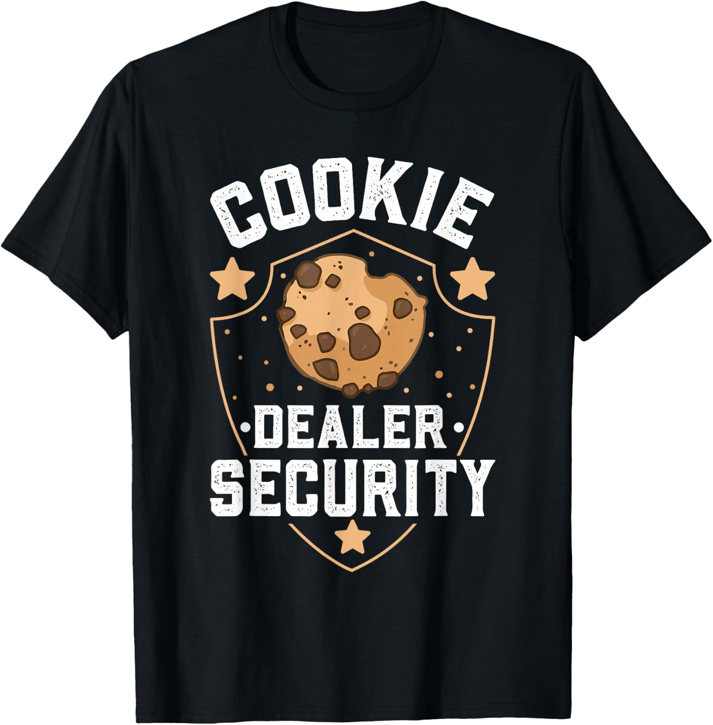 Cookie Dealer Gifts Cookie Dealer - -Adults, Kids - Black - Small - Short Sleeve T-Shirt - T-Shirt | Black
