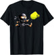 Pickleball Player Ninja T-Shirt - T-Shirt | Black