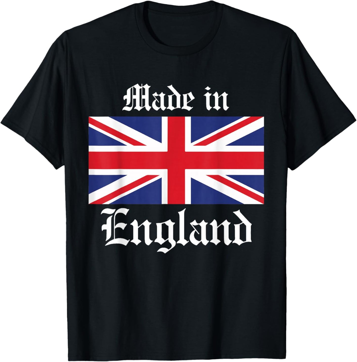 Made in England Union Jack T-Shirt - T-Shirt | Black
