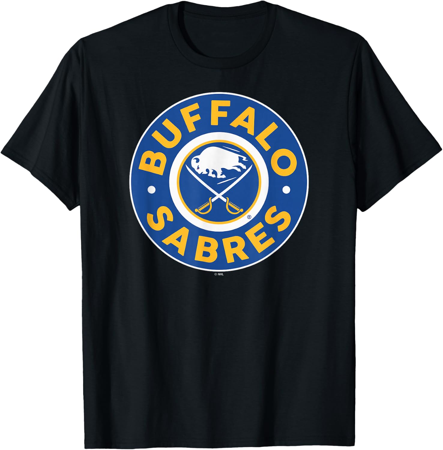 Buffalo Sabres Symbol Black Officially Licensed T-Shirt - T-Shirt | Black