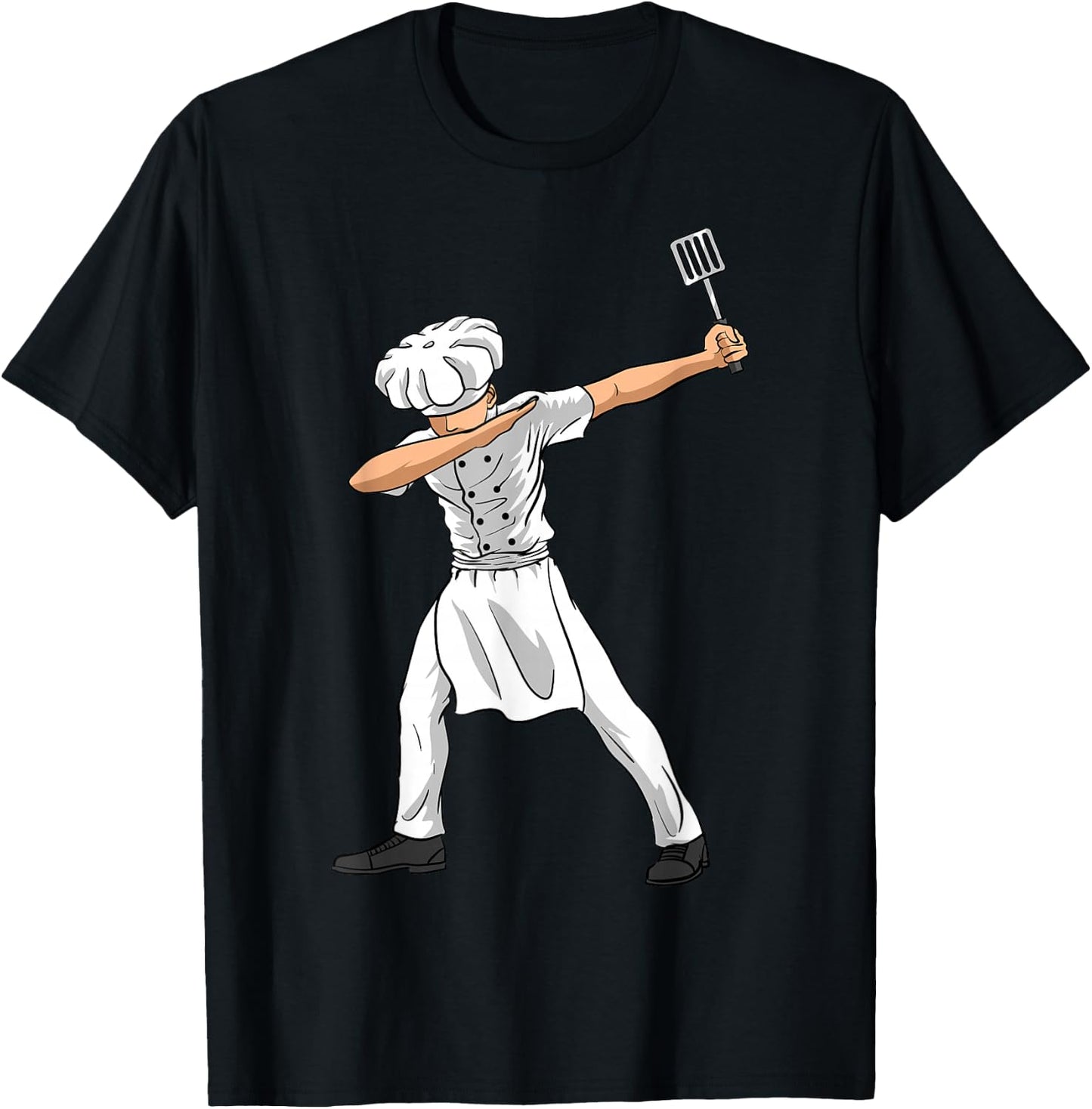 Chef Dabbing Culinary Sous-Chef Cuisine Kitchen Chief Cook T-Shirt - T-Shirt | Black