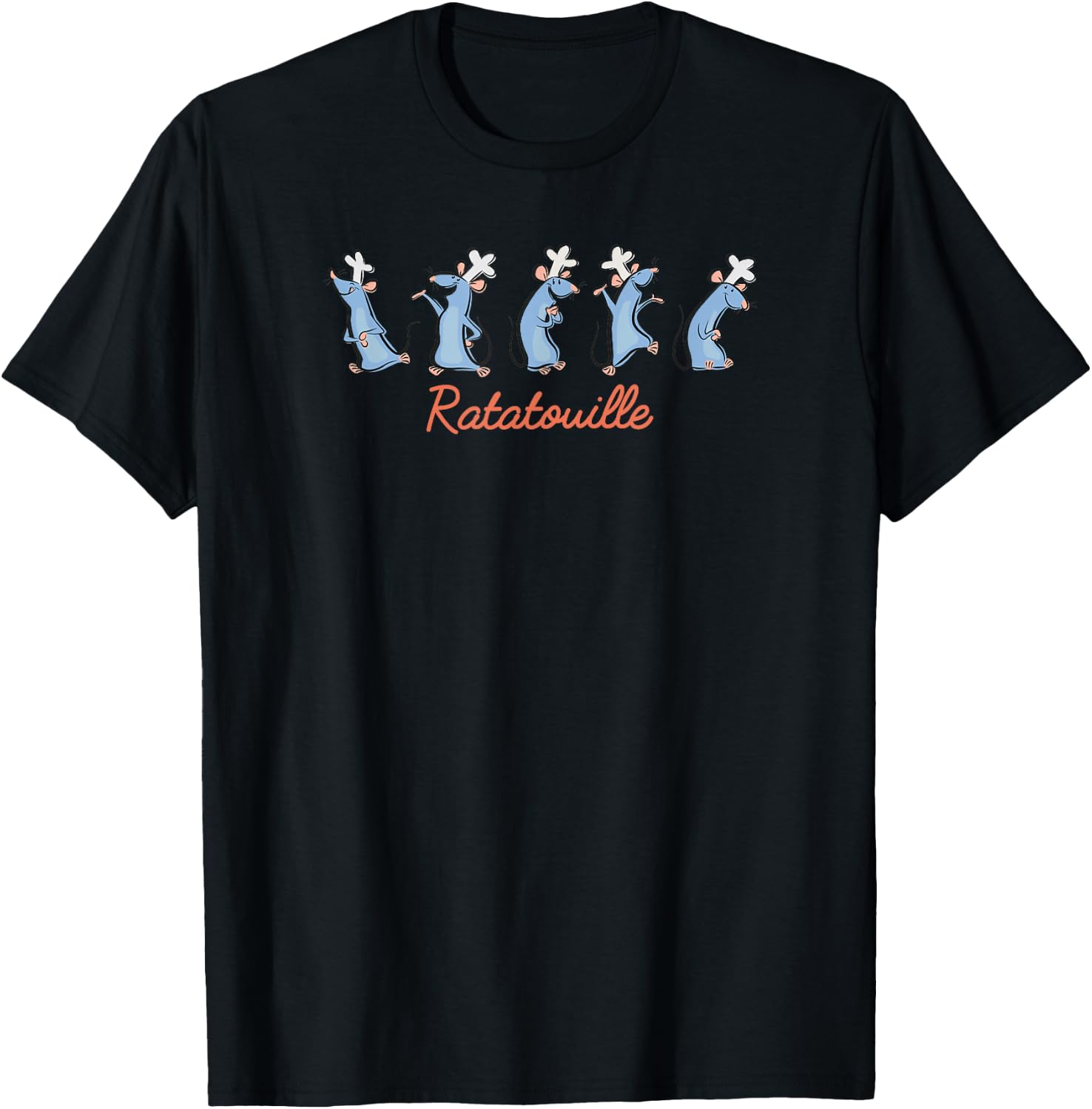 Disney Pixar Ratatouille Emotions Of Remy T-Shirt - T-Shirt | Black
