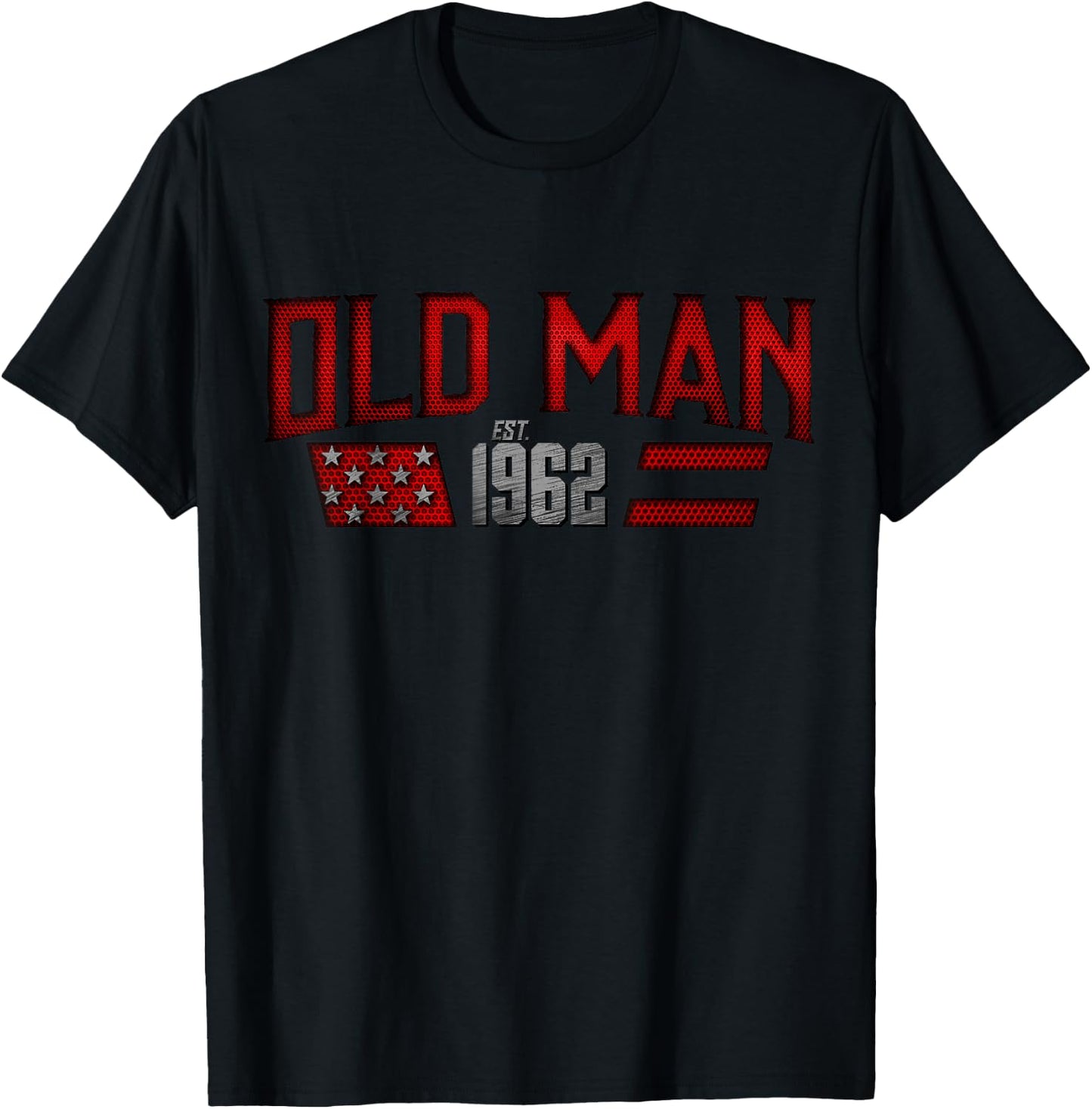 1962 Old Man Red Carbon T-Shirt - T-Shirt | Black