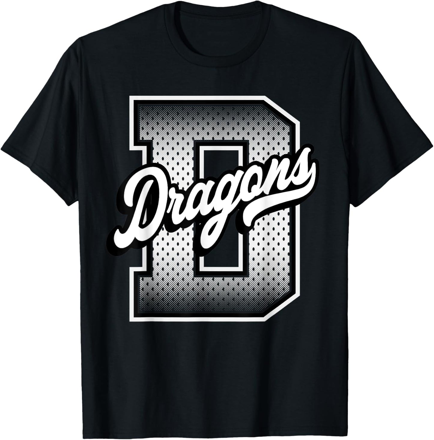 Dragons Football - Dragons Basketball - Dragons Baseball T-Shirt - T-Shirt | Black