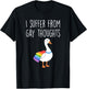 I Suffer, from Gay Thoughts, Goose, LGBTQ+ Pride T-Shirt - T-Shirt | Black