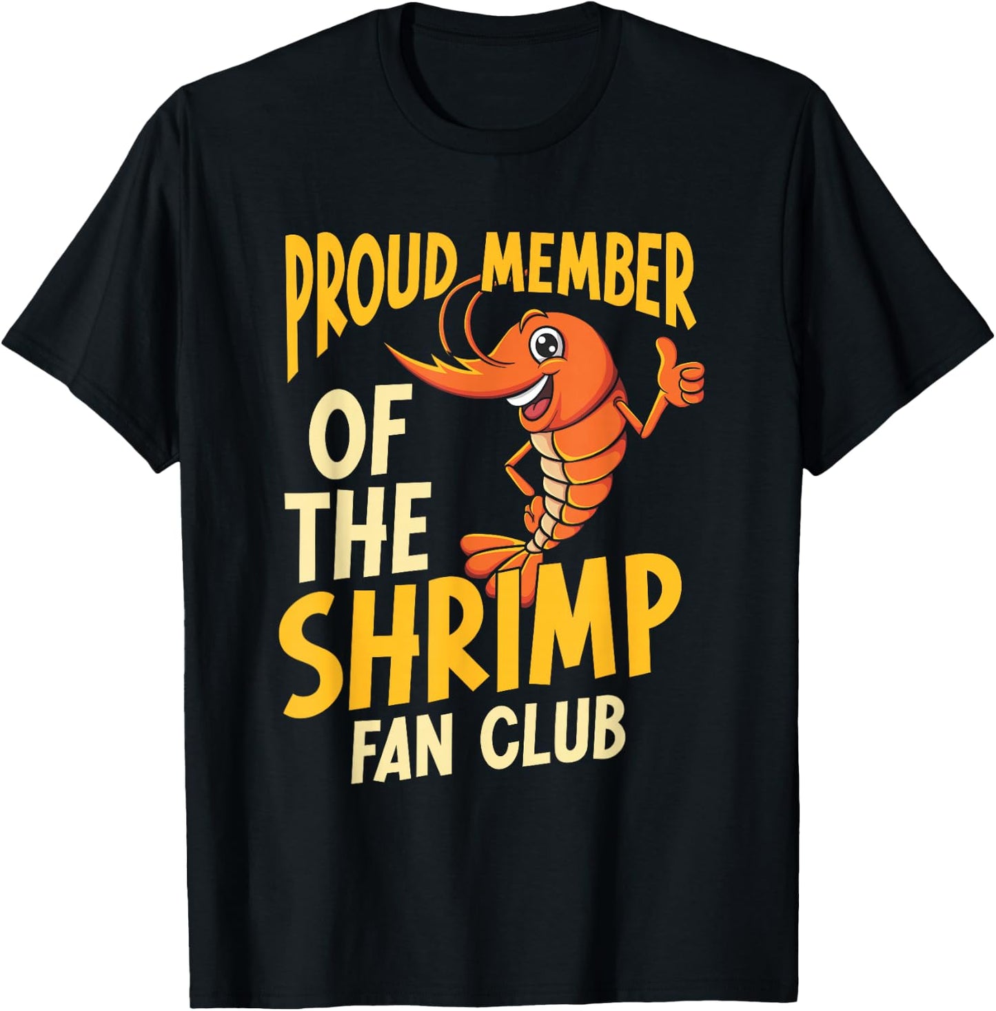 Prawn Shrimp Lover Ocean T-Shirt - T-Shirt | Black