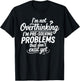 I'm not Overthinking Pre-Solving Problems Sarcastic Saying T-Shirt - T-Shirt | Black