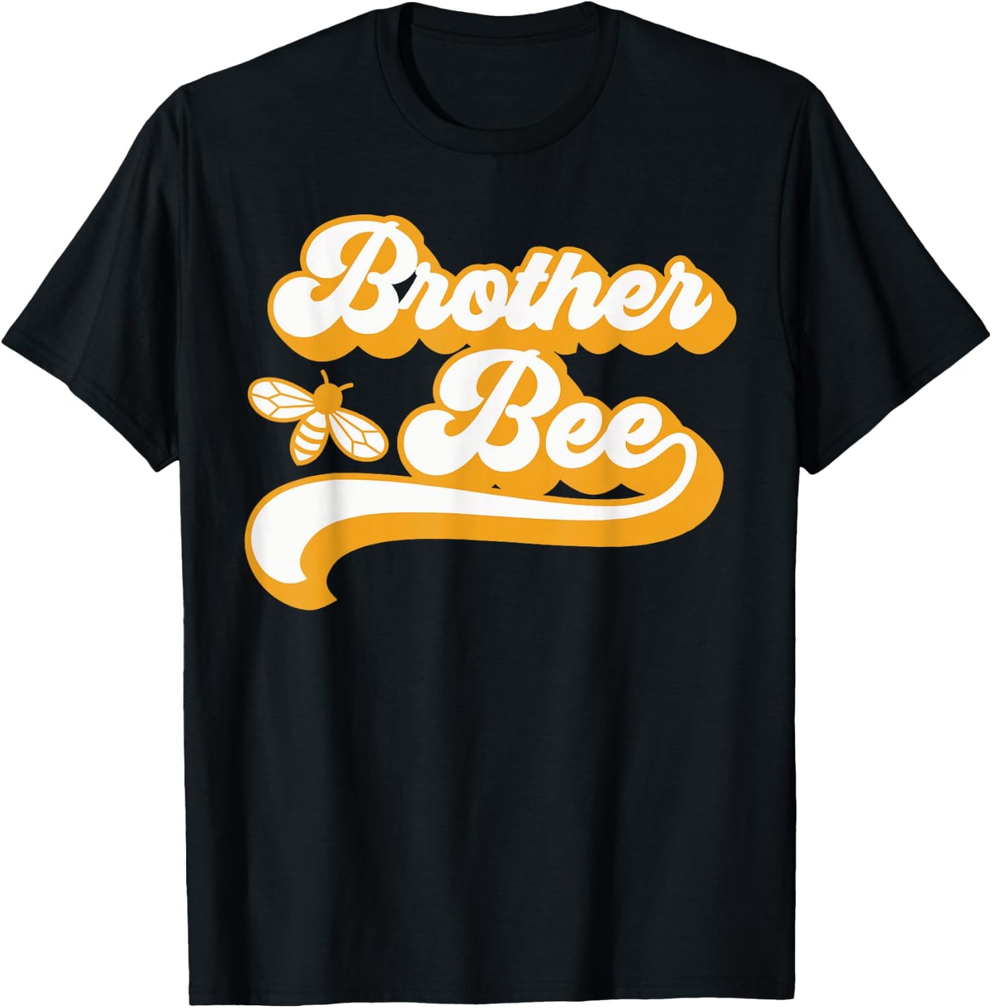 Brother Bee Shirt Family Bee Shirts First Bee Day Outfits T-Shirt - T-Shirt | Black
