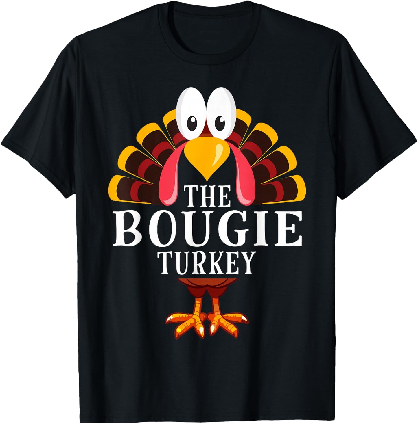 Thanksgiving The Bougie Turkey Matching T-Shirt - T-Shirt | Black
