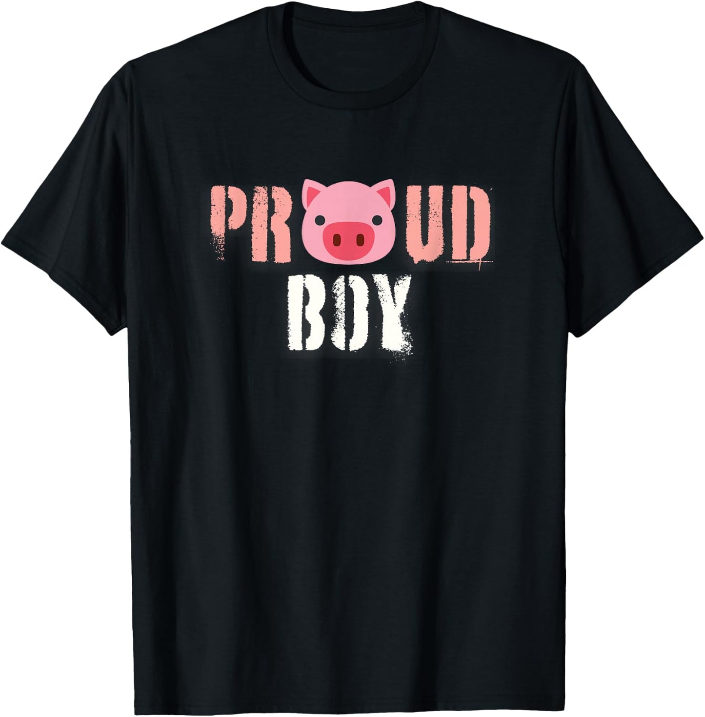 Gay Daddy & Pig Boy Bear Gay Fetish LGBTQ Pride T-Shirt - T-Shirt | Black