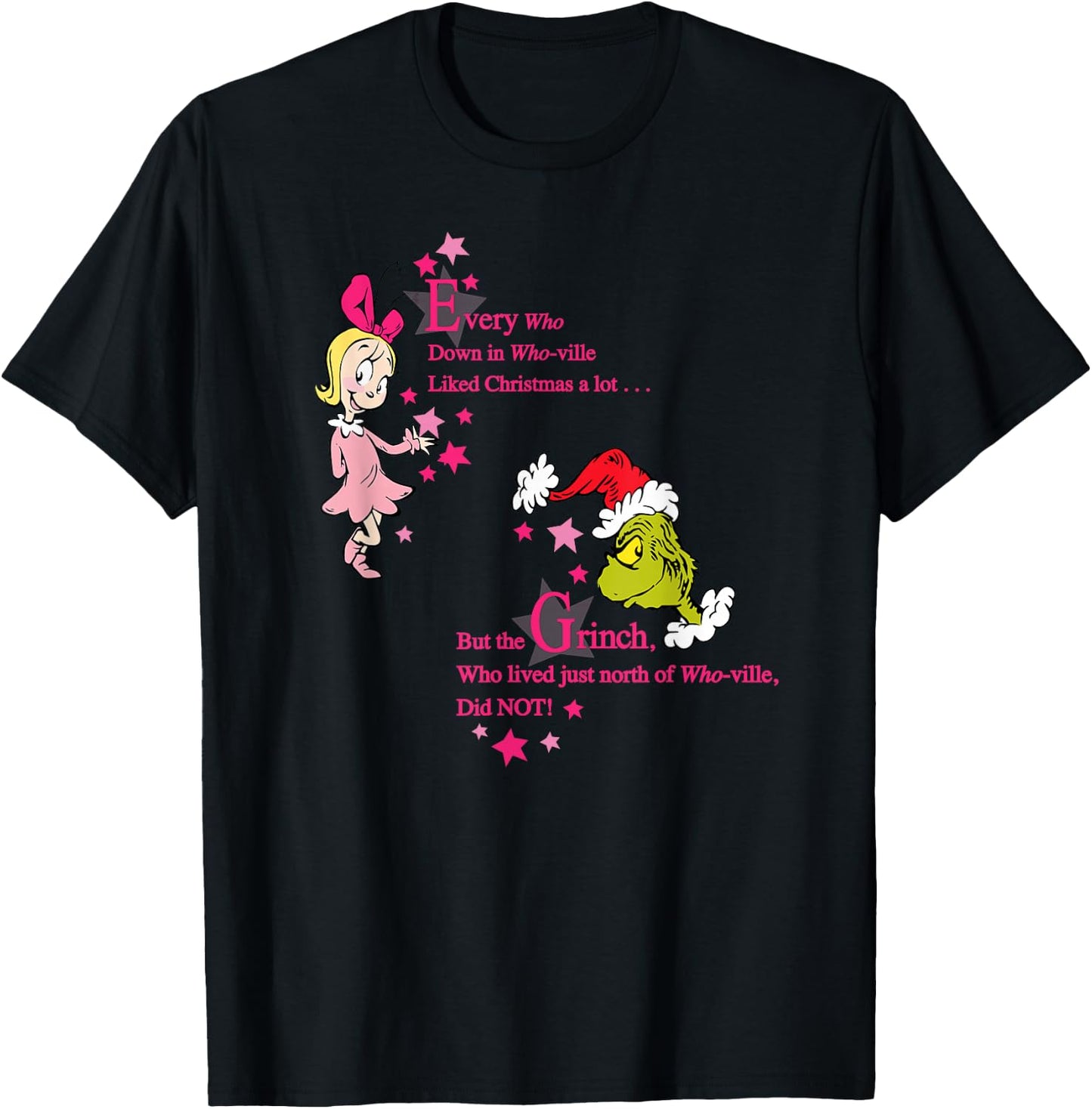 Dr. Seuss Every Who Down in Who-ville Short Sleeve T-Shirt - T-Shirt | Black
