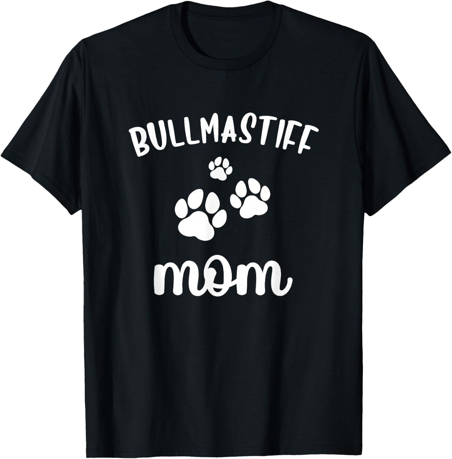 Bullmastiff Mom Cute Dog Bull-Mastiff T-Shirt - T-Shirt | Black