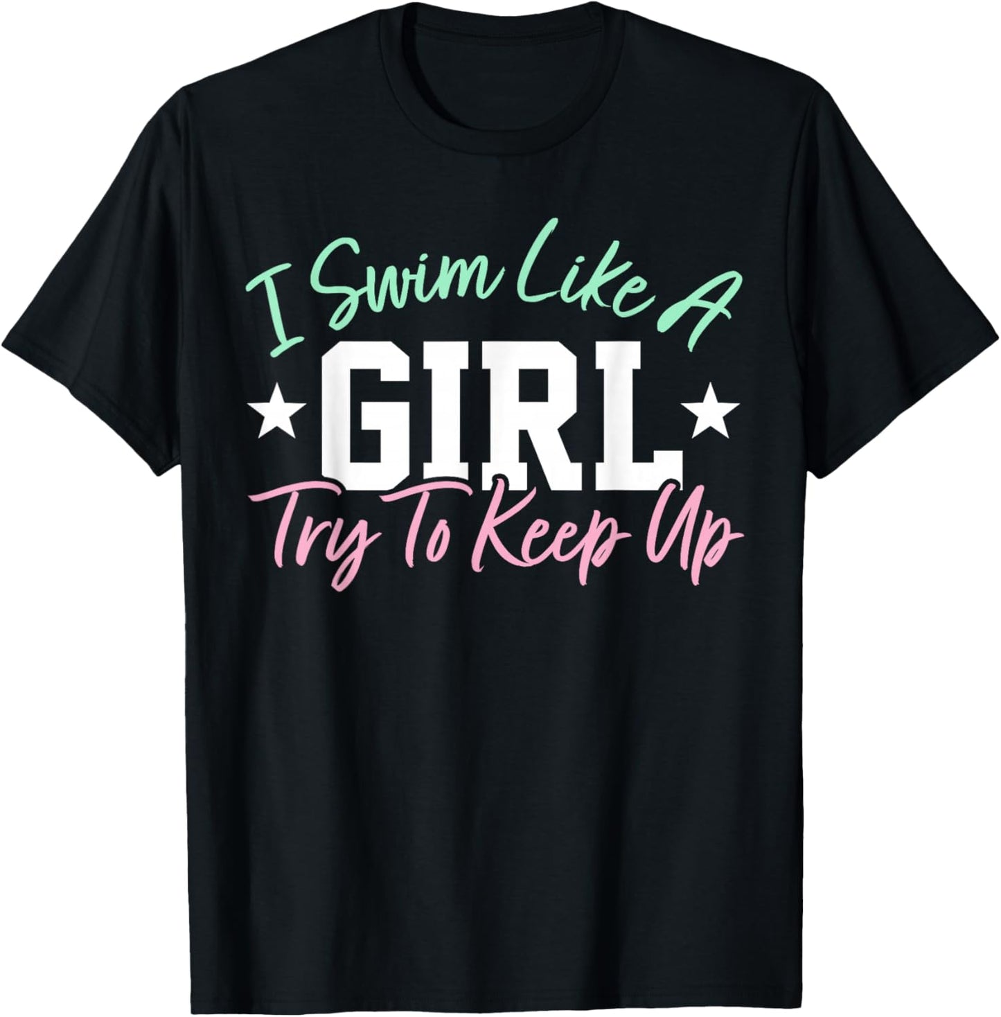 Women Swimming Girl Swim Daughter Swimmer T-Shirt - T-Shirt | Black