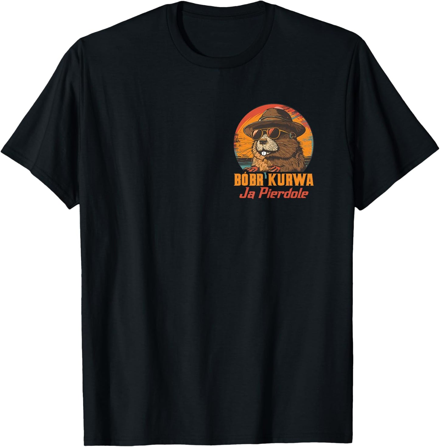 Bobr Kurwa Ja Pierdole T-Shirt - T-Shirt | Black