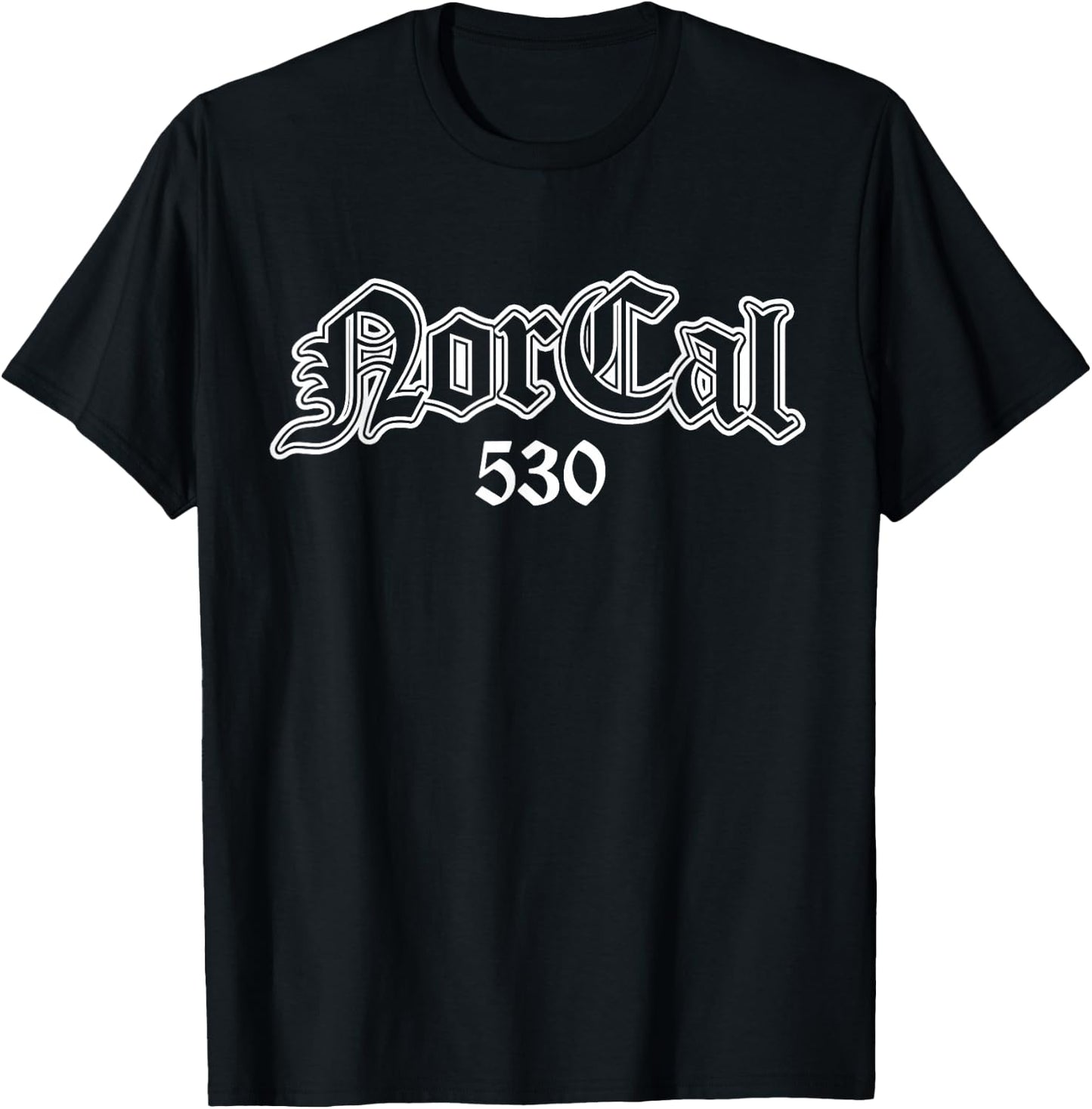 Norcal 530 Northern California T-Shirt - T-Shirt | Black