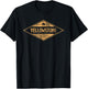 Retro Bison Yellowstone National Park 1872 Hiking Souvenir T-Shirt - T-Shirt | Black
