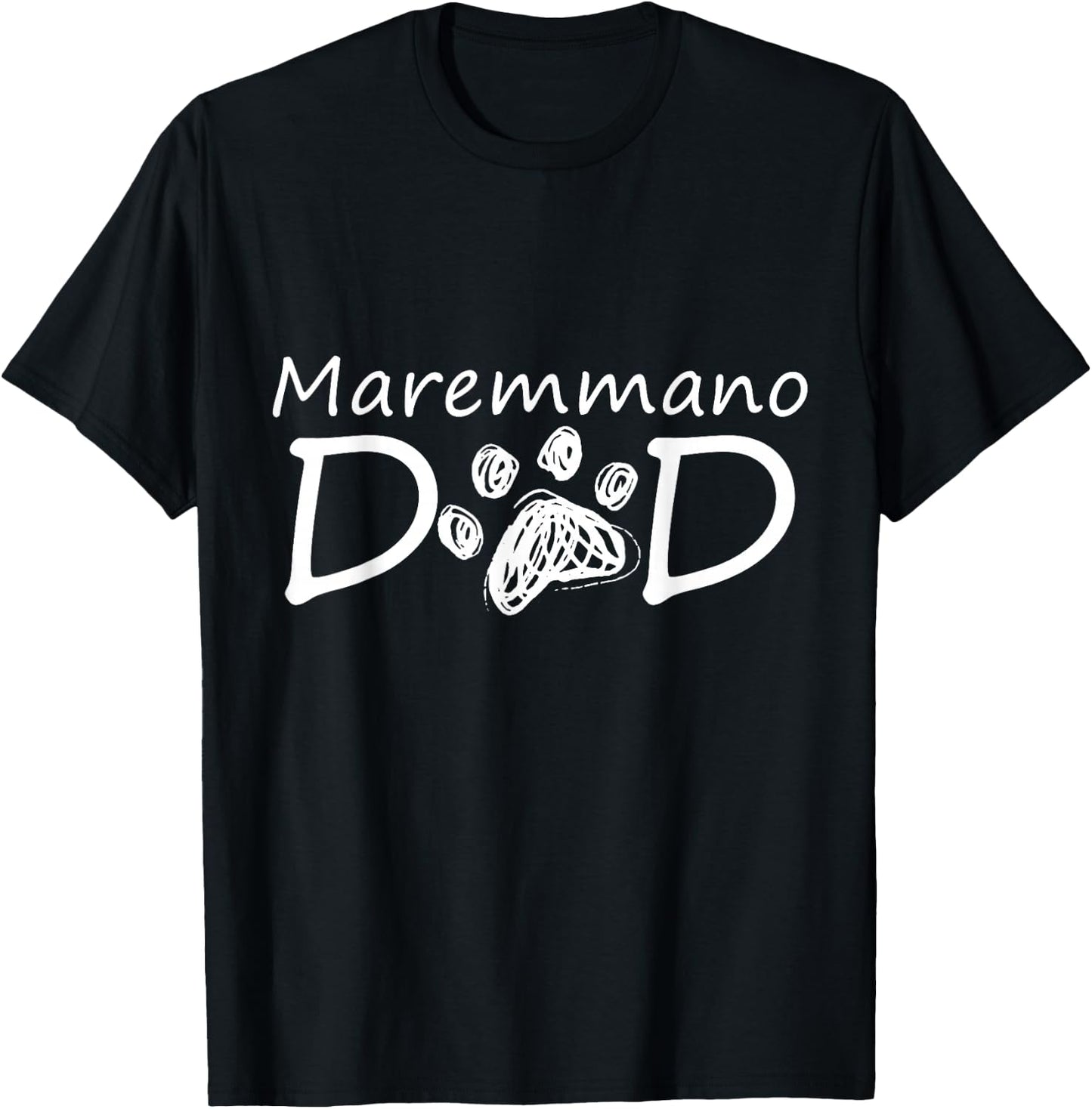 Maremmano Papa Besitzer Hund Papa Rasse Welpe Vater Papa T-Shirt - T-Shirt | Black