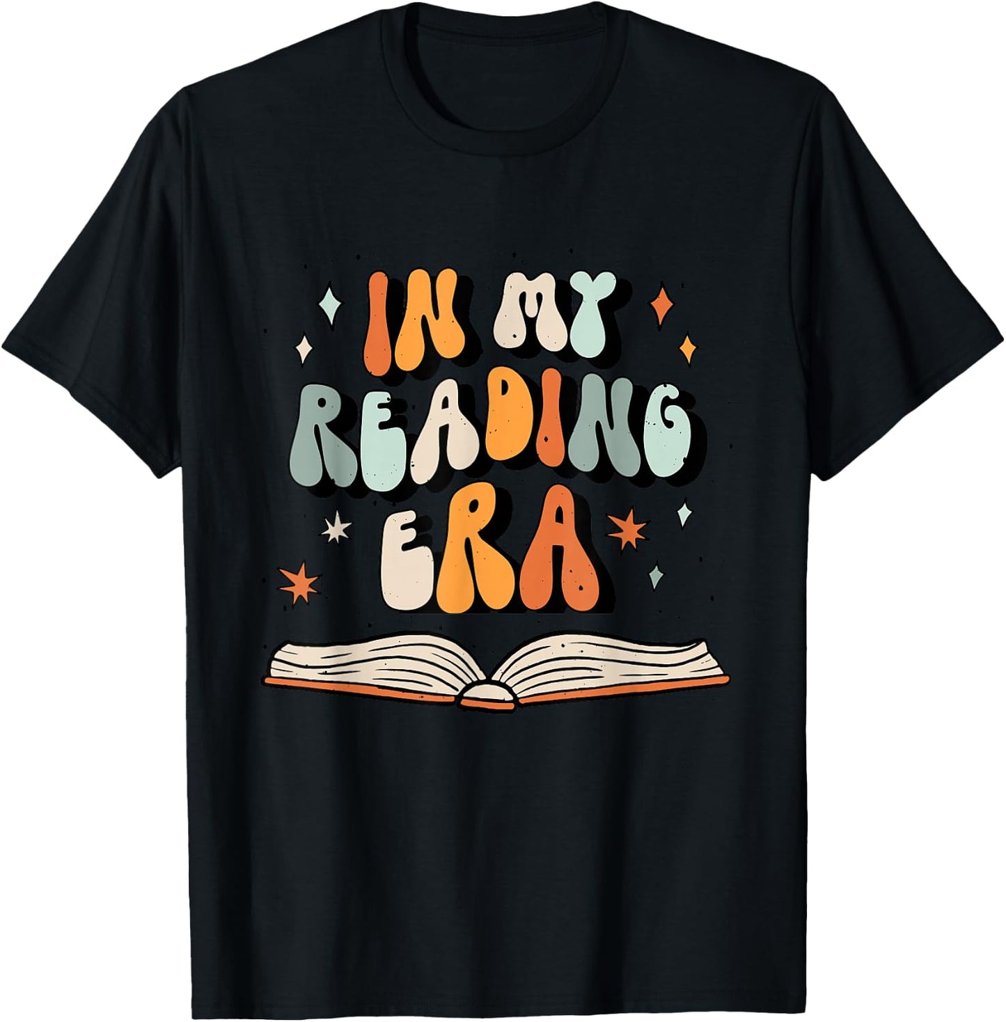 In My Reading Era | Book Reading T-Shirt - T-Shirt | Black