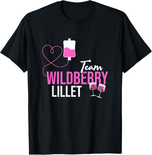 Team Wildberry Lillet Früchte Cocktail Sommer Alkohol T-Shirt - T-Shirt | Black