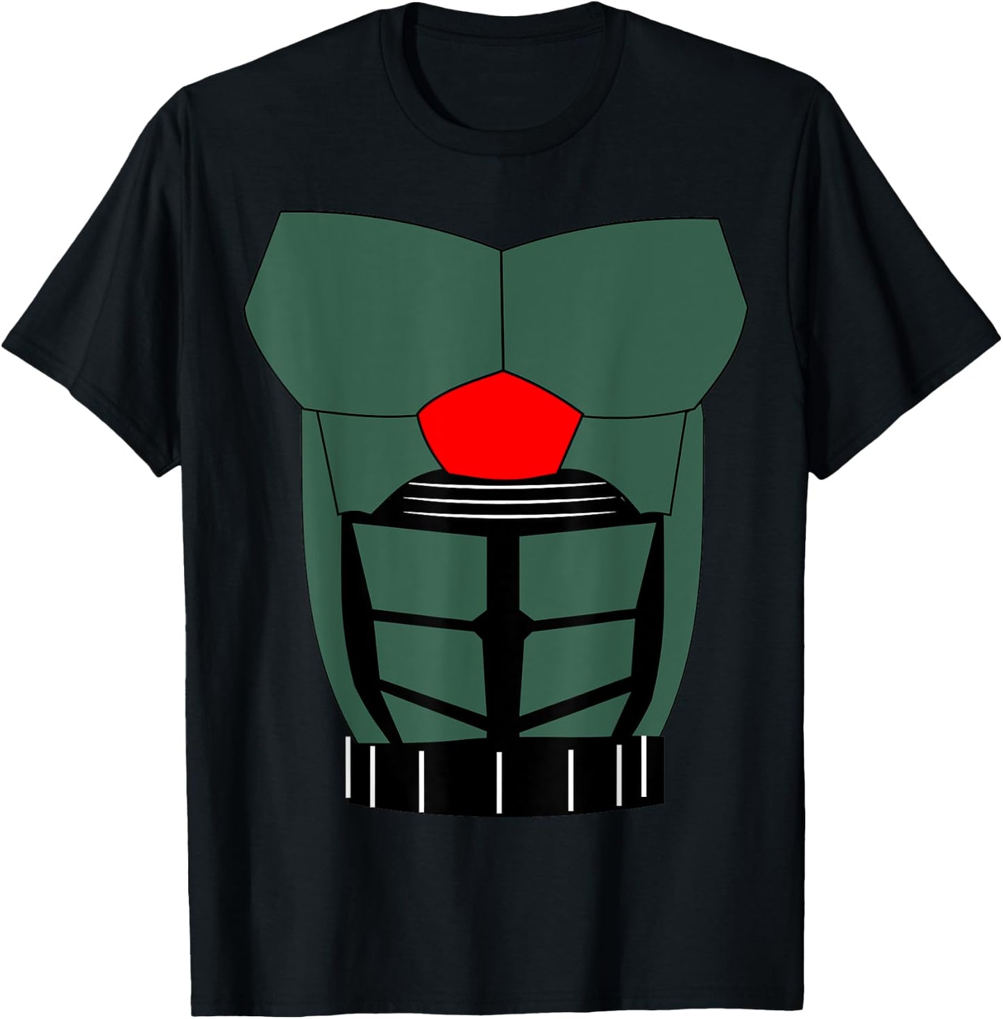 Futuristic Sci-Fi Space Soldier Armor Halloween Costume T-Shirt - T-Shirt | Black