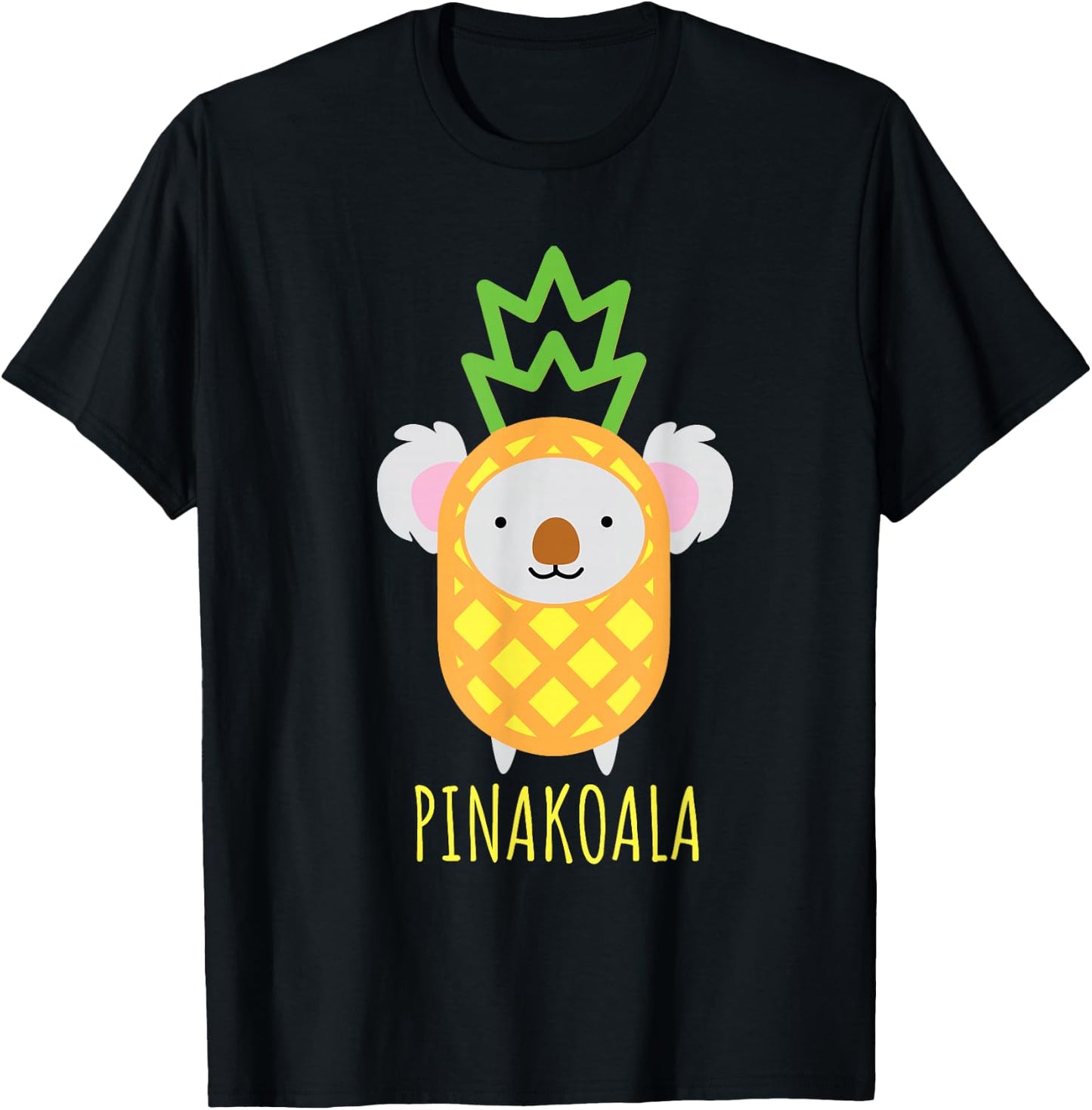 Koala T Shirt Funny Koala Bear Gift Pina Colada T-Shirt - T-Shirt | Black