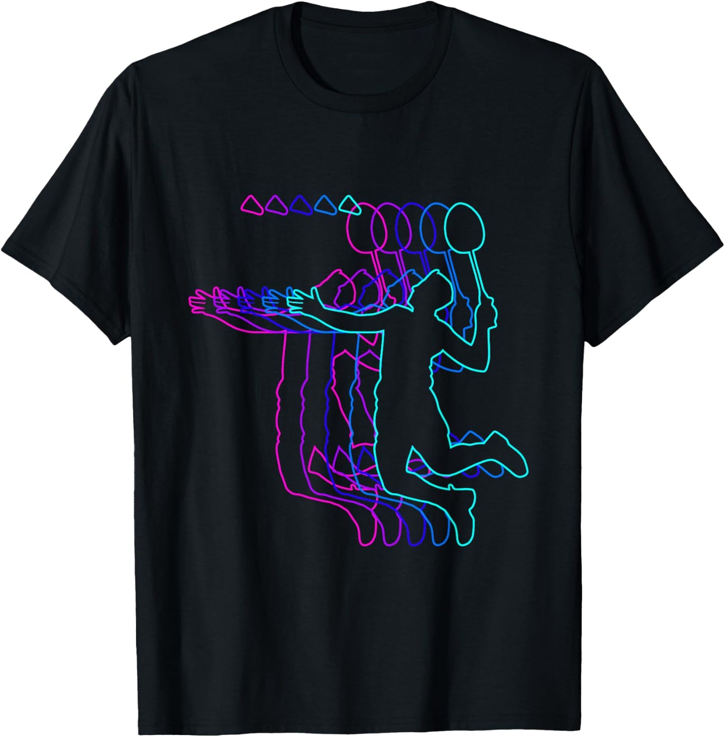 Badminton Player Gift Clothes For Boys Youth Men Kids Teens T-Shirt - T-Shirt | Black