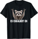 ES ESKALIERT EH X PEDRO Escalation Raccoon Meme Racoon , black T-Shirt - T-Shirt | Black