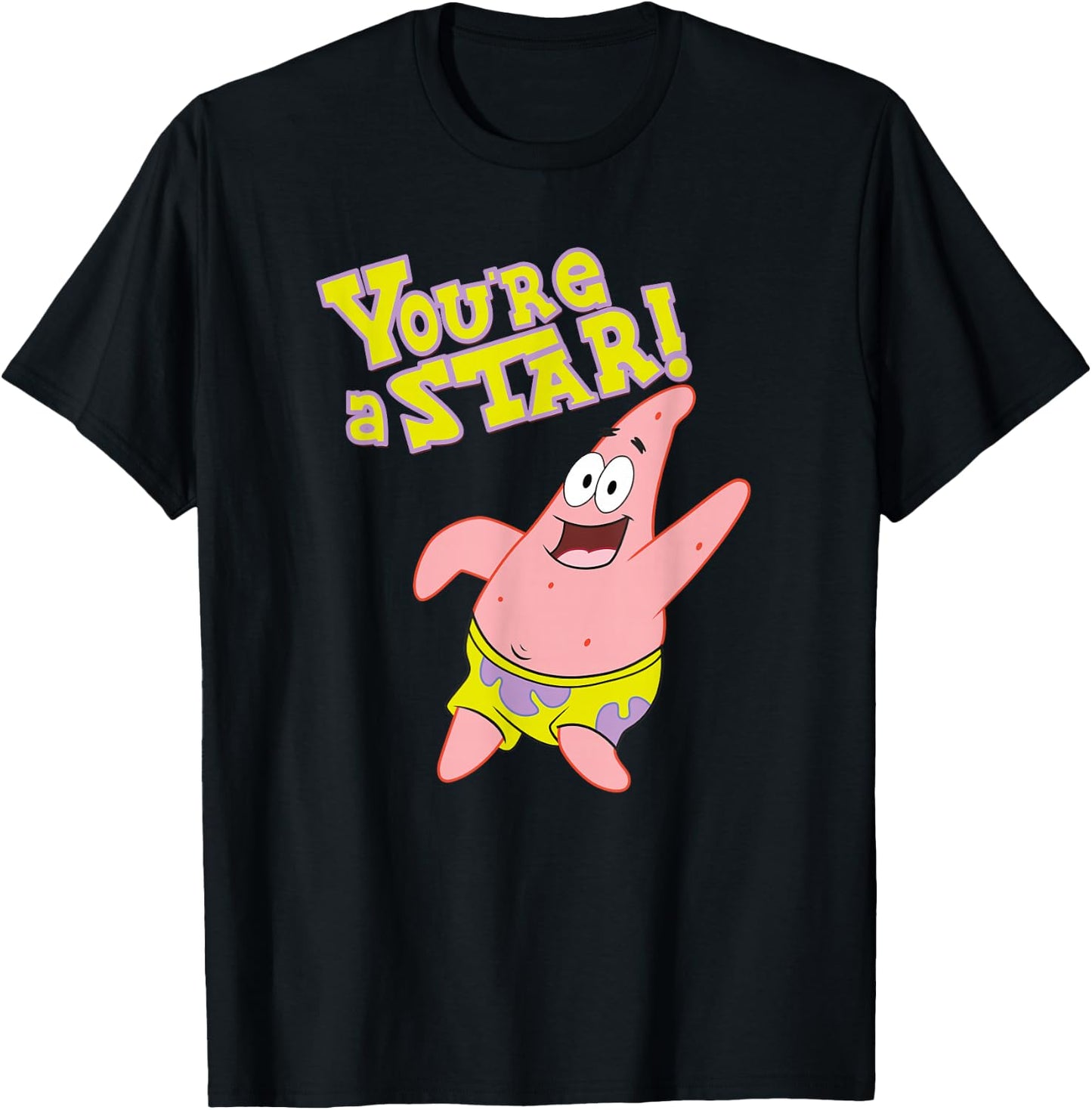 Patrick Star - You're a Star! T-Shirt - T-Shirt | Black