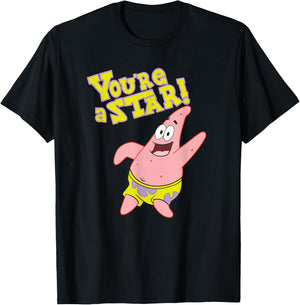 Patrick Star - You're a Star! T-Shirt - T-Shirt | Black
