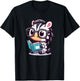Adorable Book Lover Zebra With Reading Glasses Cute T-Shirt - T-Shirt | Black