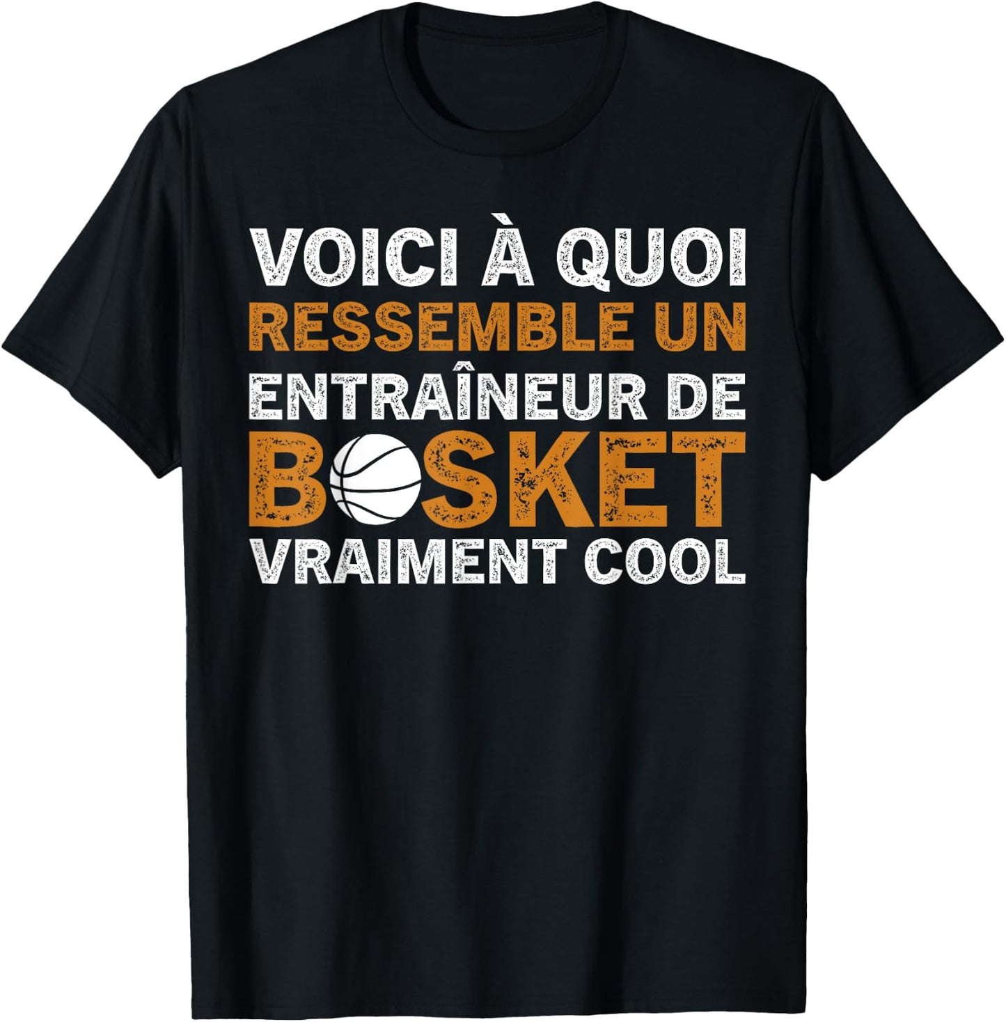 Basketball Un Entraîneur De Basket Vraiment Cool Coach T-Shirt - T-Shirt | Black
