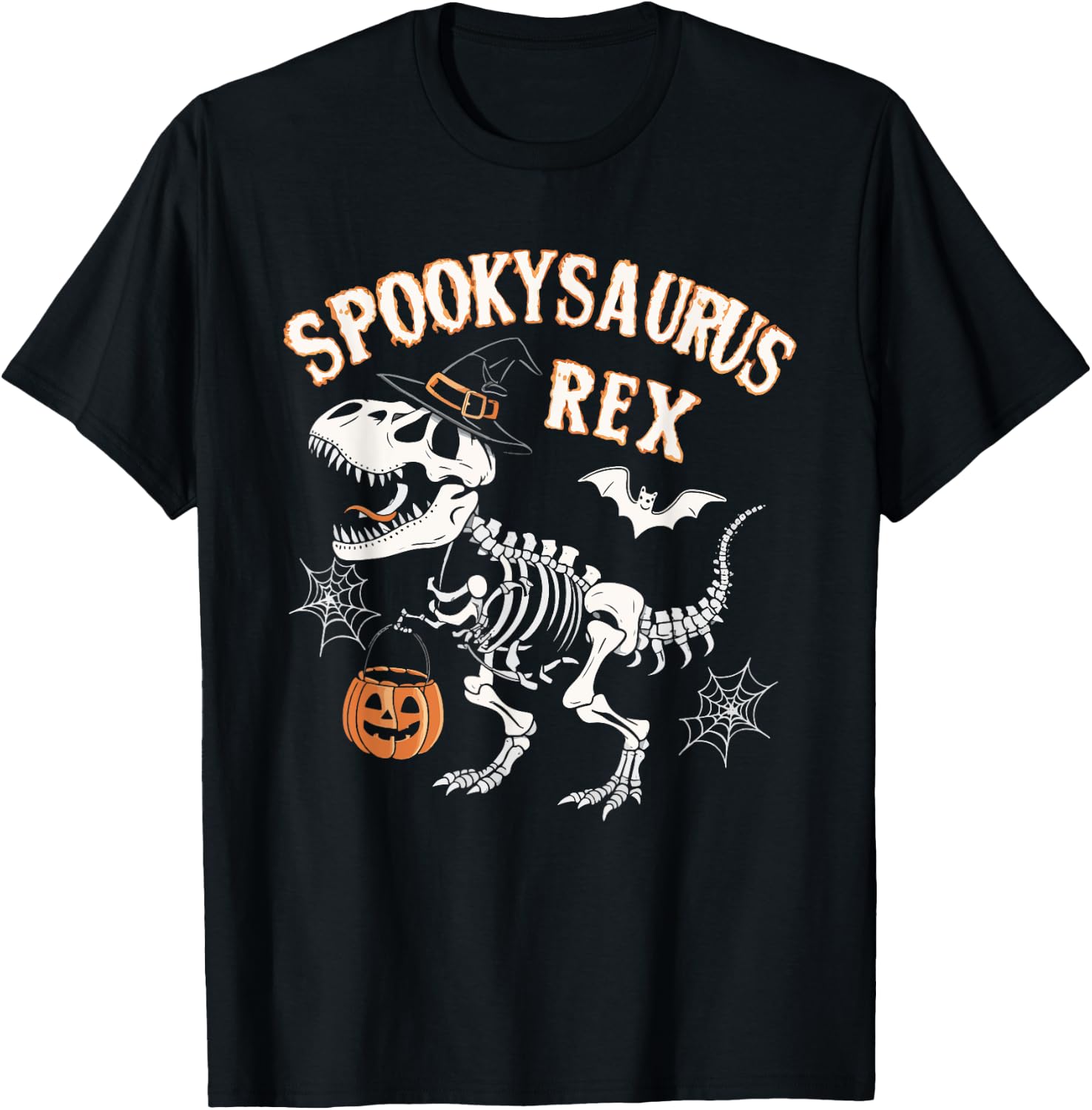 Spookysaurus Rex T-Shirt - T-Shirt | Black