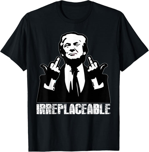 Trump, the President's Irreplaceable Middle Finger , Black, S