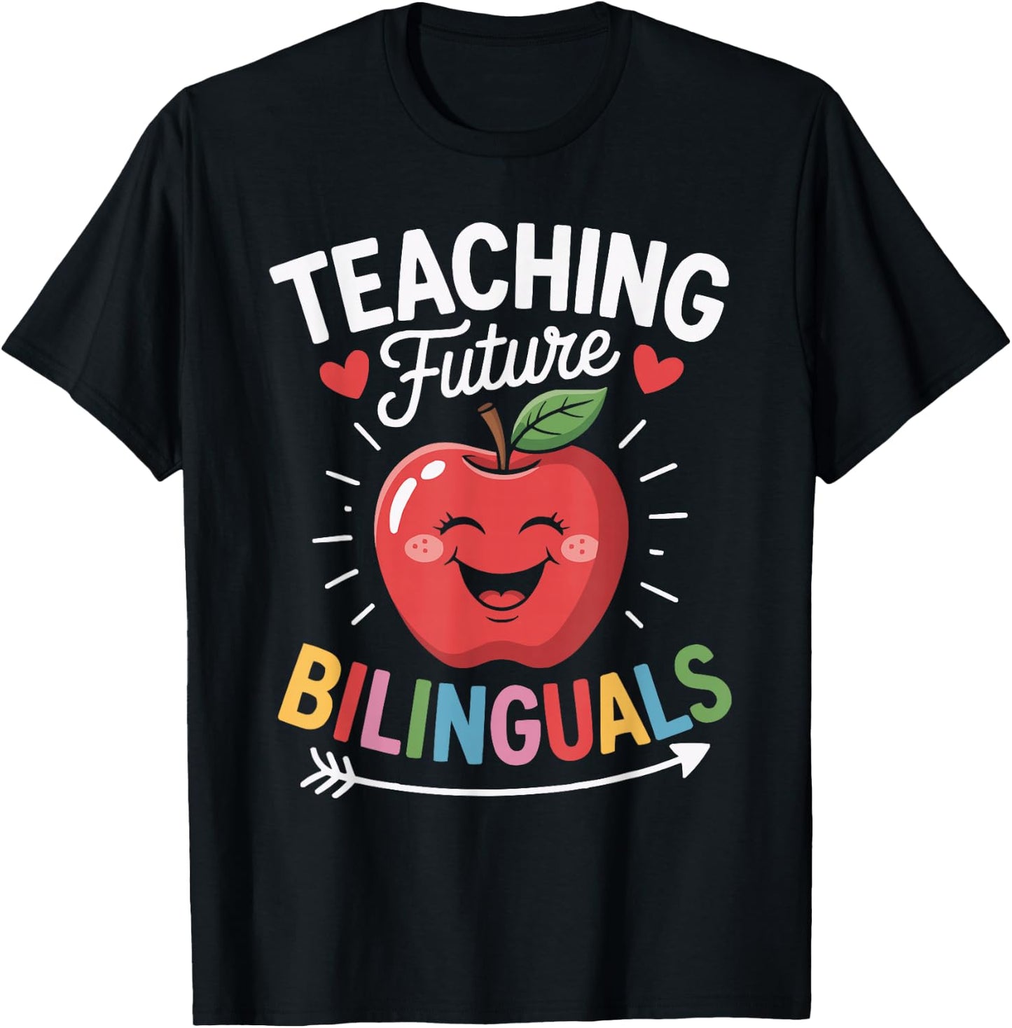 Bilingual Teacher Spanish Teaching Language Learning T-Shirt - T-Shirt | Black