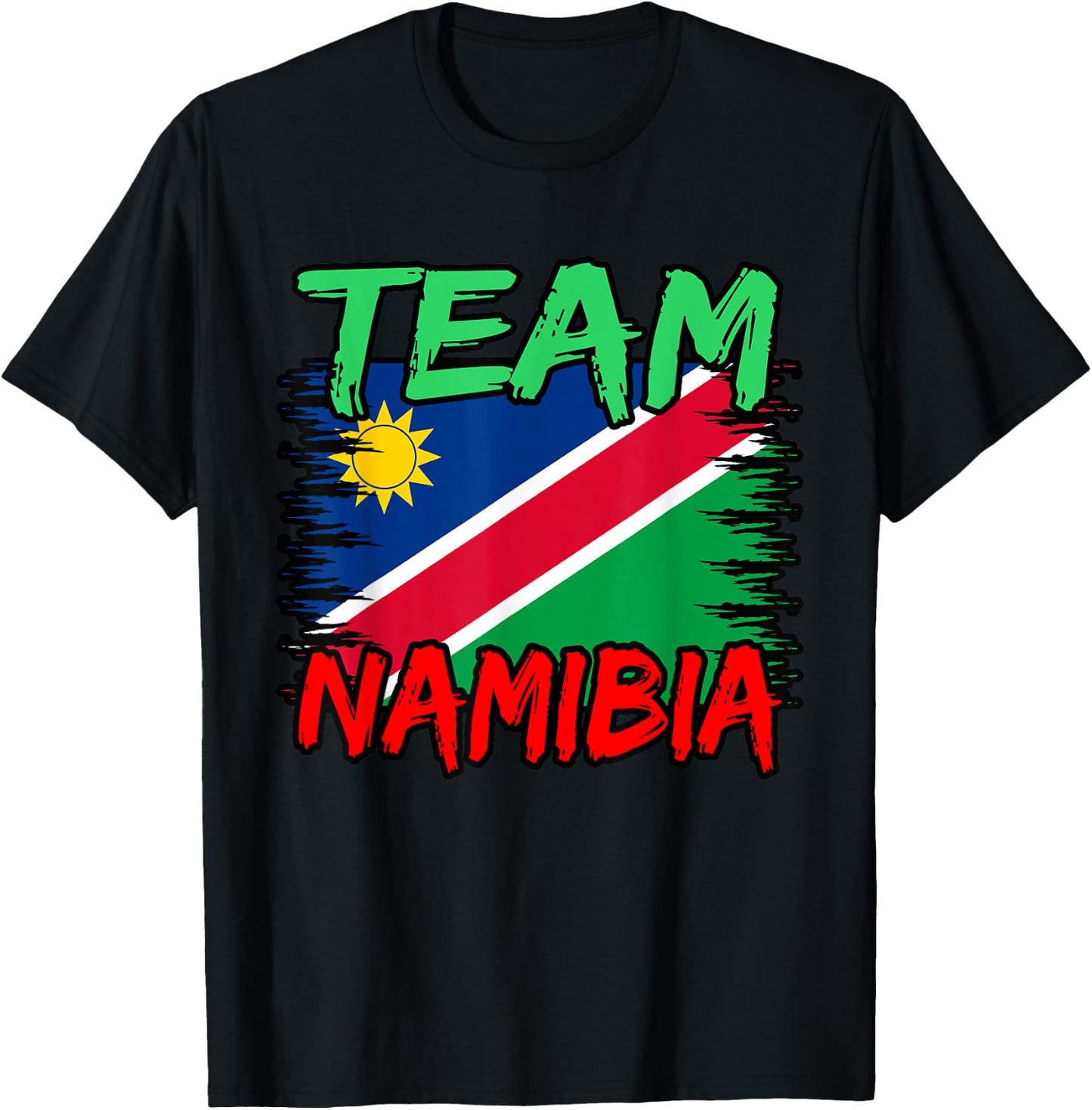 Team Namibia T-Shirt - T-Shirt | Black