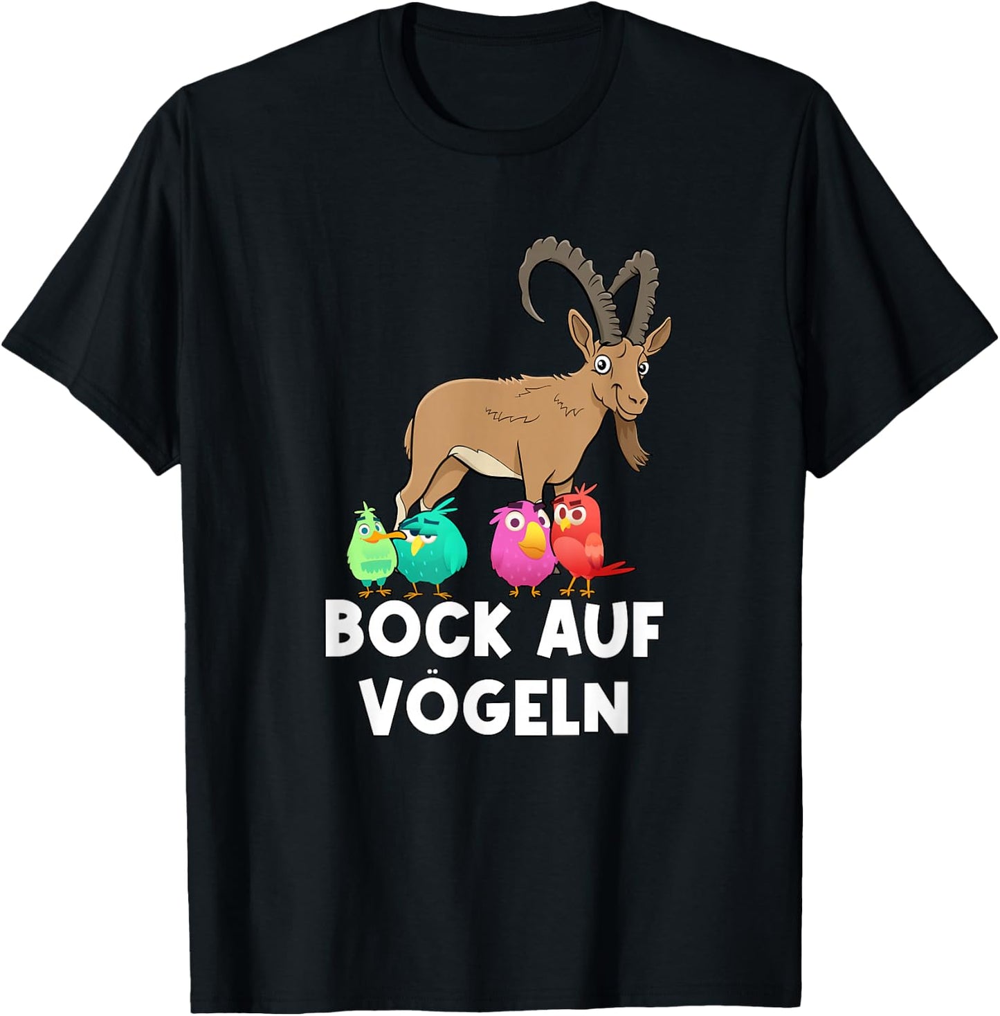 Bock Auf Vögeln Sex Word Game Versauter Slogan , black T-Shirt - T-Shirt | Black
