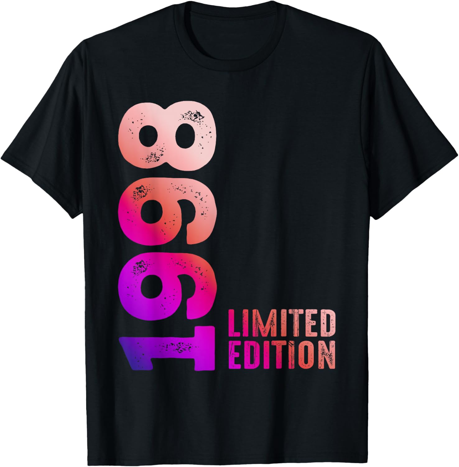 1998 Limited Edition 1998 Birthday Gift , Black, S T-Shirt - T-Shirt | Black