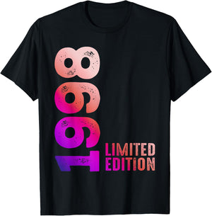 1998 Limited Edition 1998 Birthday Gift , Black, S T-Shirt - T-Shirt | Black