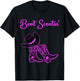 Line Dancing Boot Scootin Cowgirl Hat T-Shirt - T-Shirt | Black