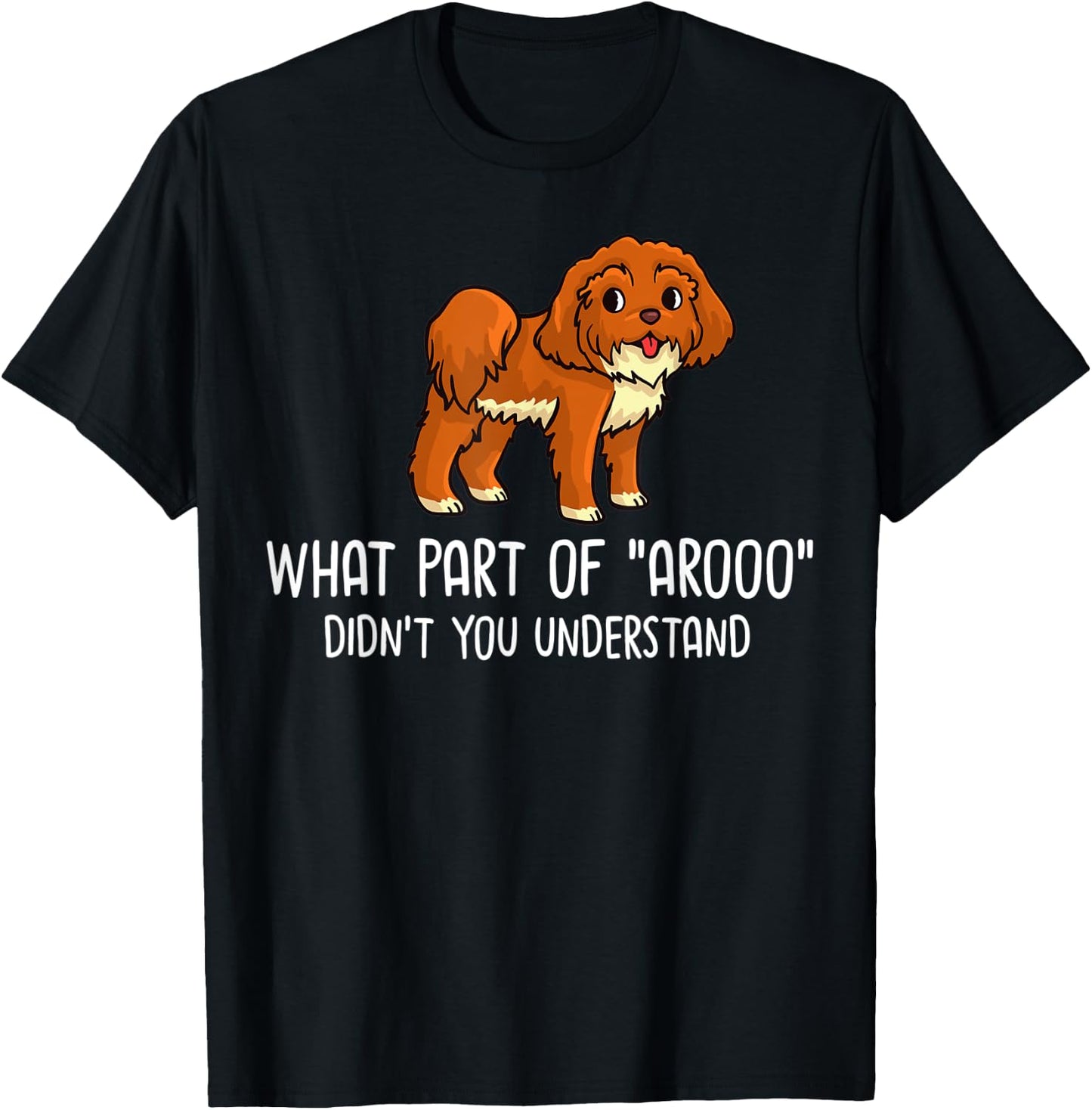 Shih Poo Dog Puppies Owner Lover T-Shirt - T-Shirt | Black