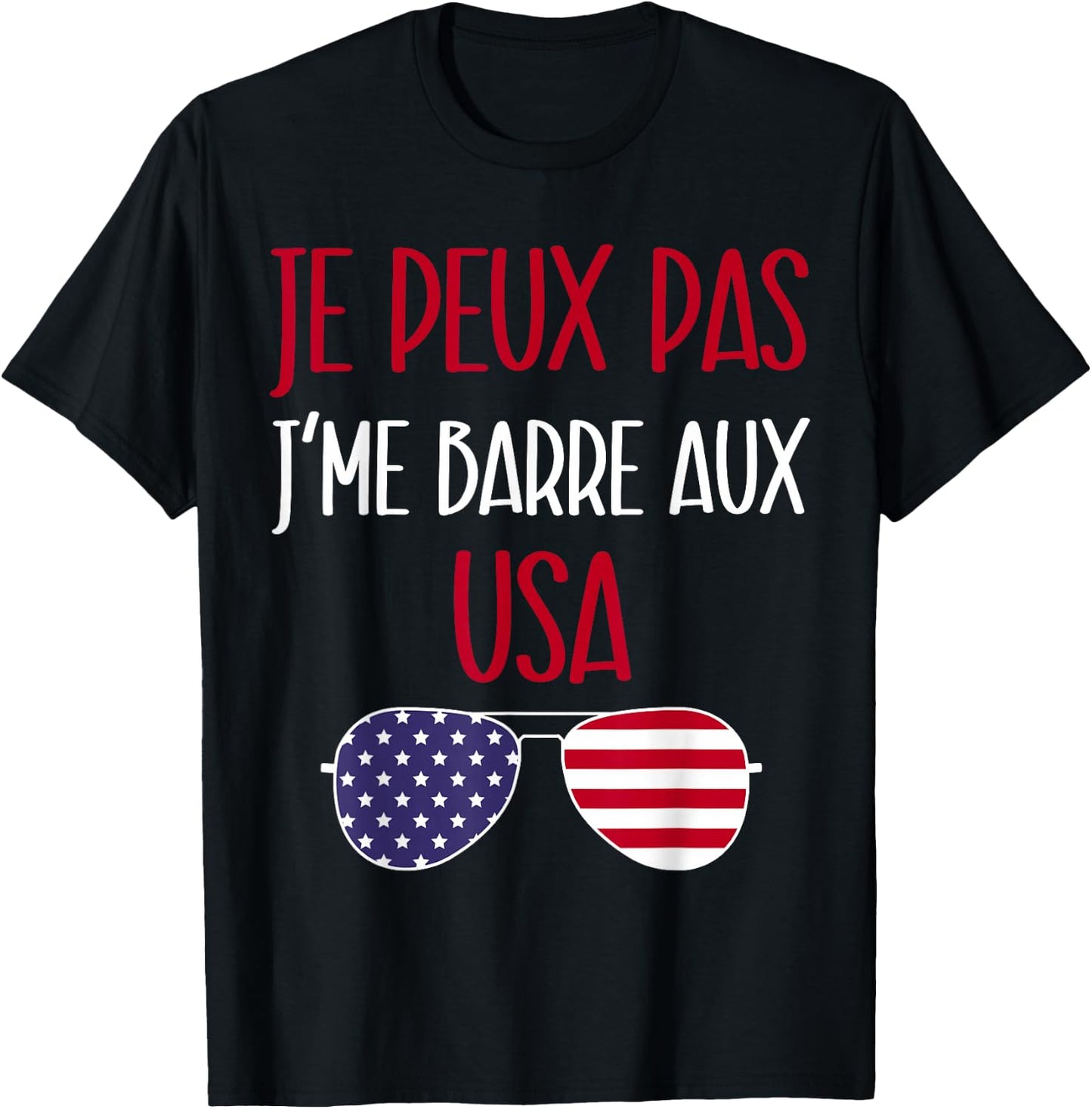 United States gift travel USA humor man woman America , Black, S T-Shirt - T-Shirt | Black