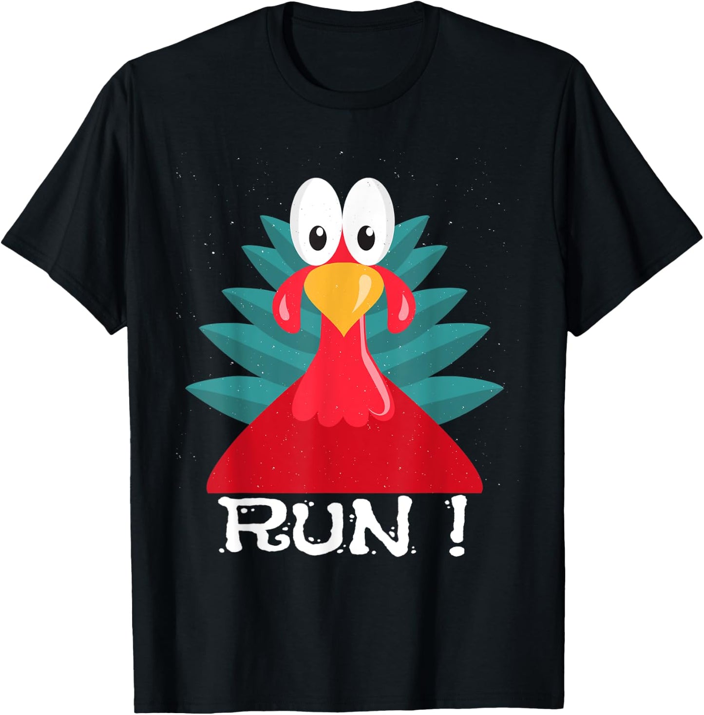 turkey adult costume running T shirt T-Shirt - T-Shirt | Black