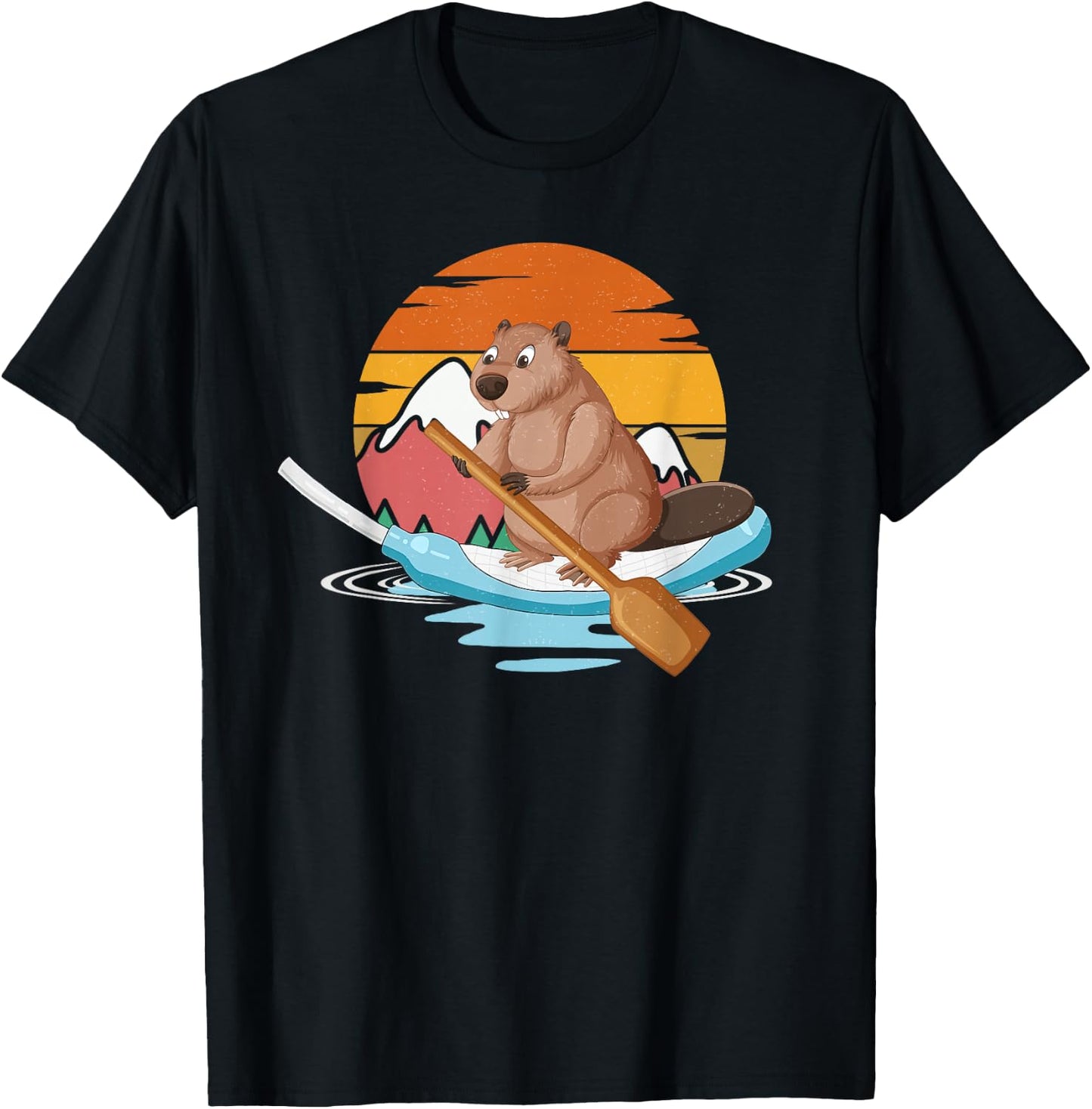 Cooter Canoe Beaver Funny Nurse Life Nursing Medical Student T-Shirt - T-Shirt | Black