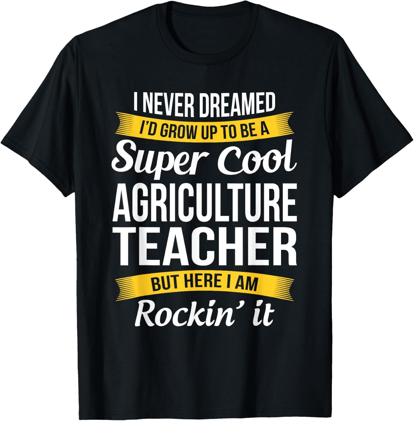 Agriculture Teacher Funny Gift Appreciation AG Teacher T-Shirt - T-Shirt | Black