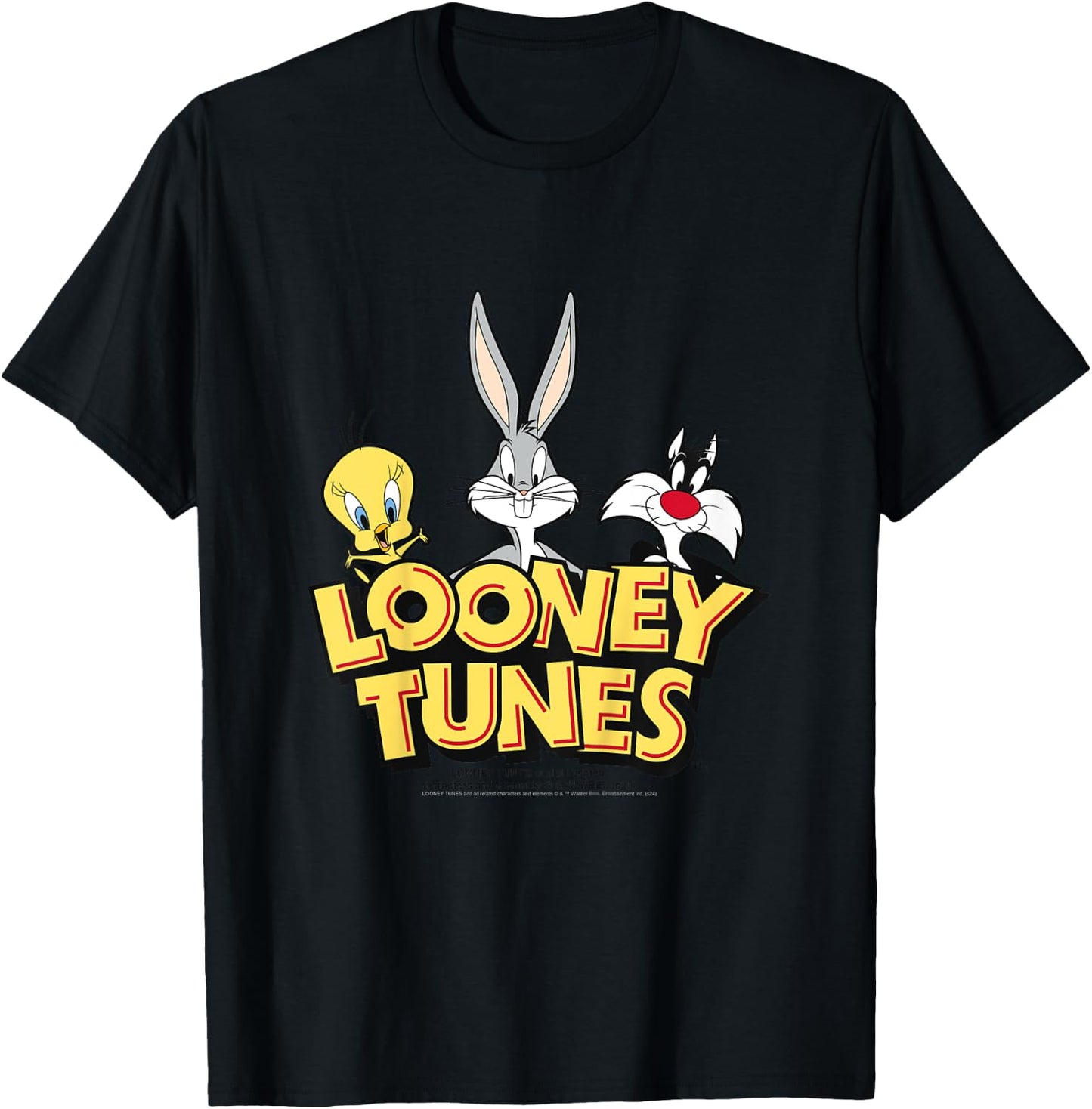 Kids Looney Tunes Group Camiseta , Black, 2 T-Shirt - T-Shirt | Black