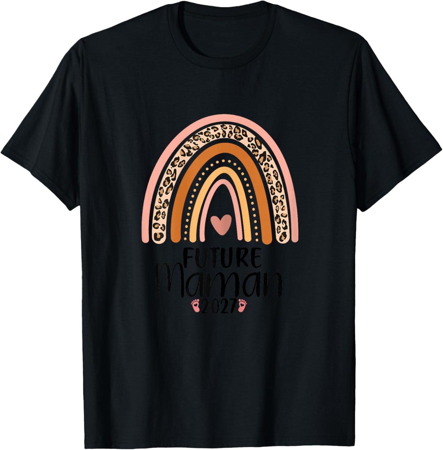Femme Shirt Future Maman 2027 Maman en 2027 T-Shirt - T-Shirt | Black