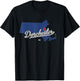 Dorchester Massachusetts Boston MA Map T-Shirt - T-Shirt | Black