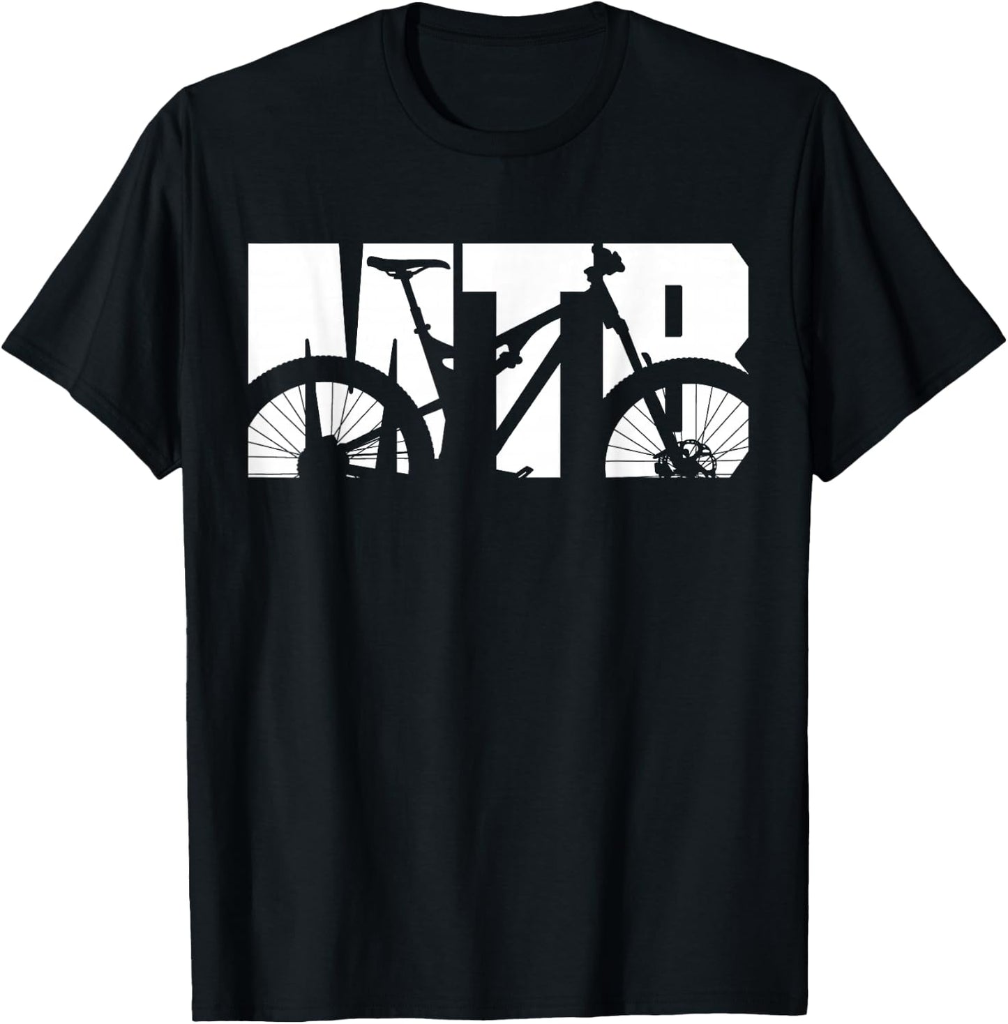 MTB Mountain Bike Shirt for Mountain Biker T-Shirt - T-Shirt | Black