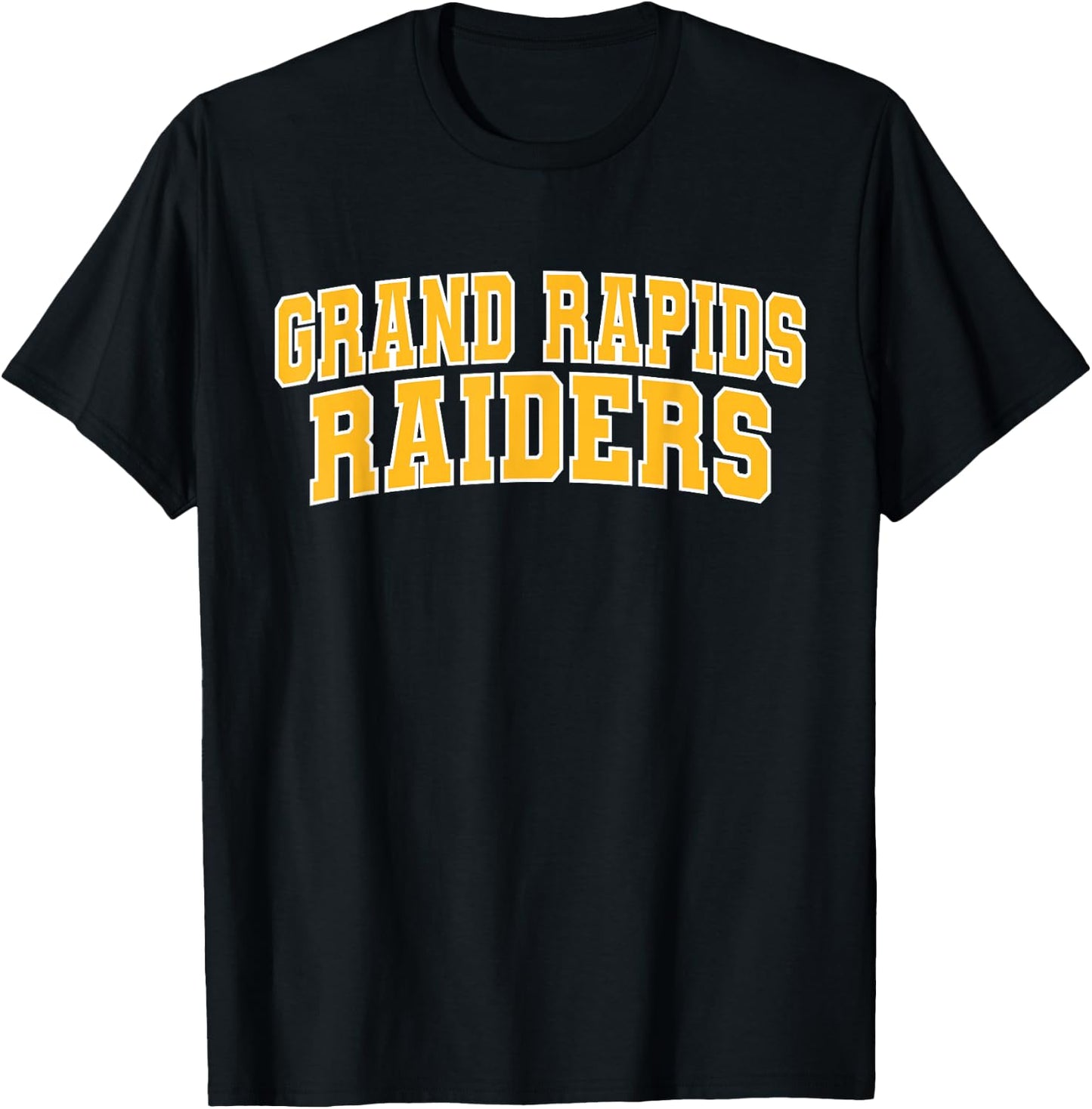 Grand Rapids Community College Raiders Apparel Sports Fan T-Shirt - T-Shirt | Black